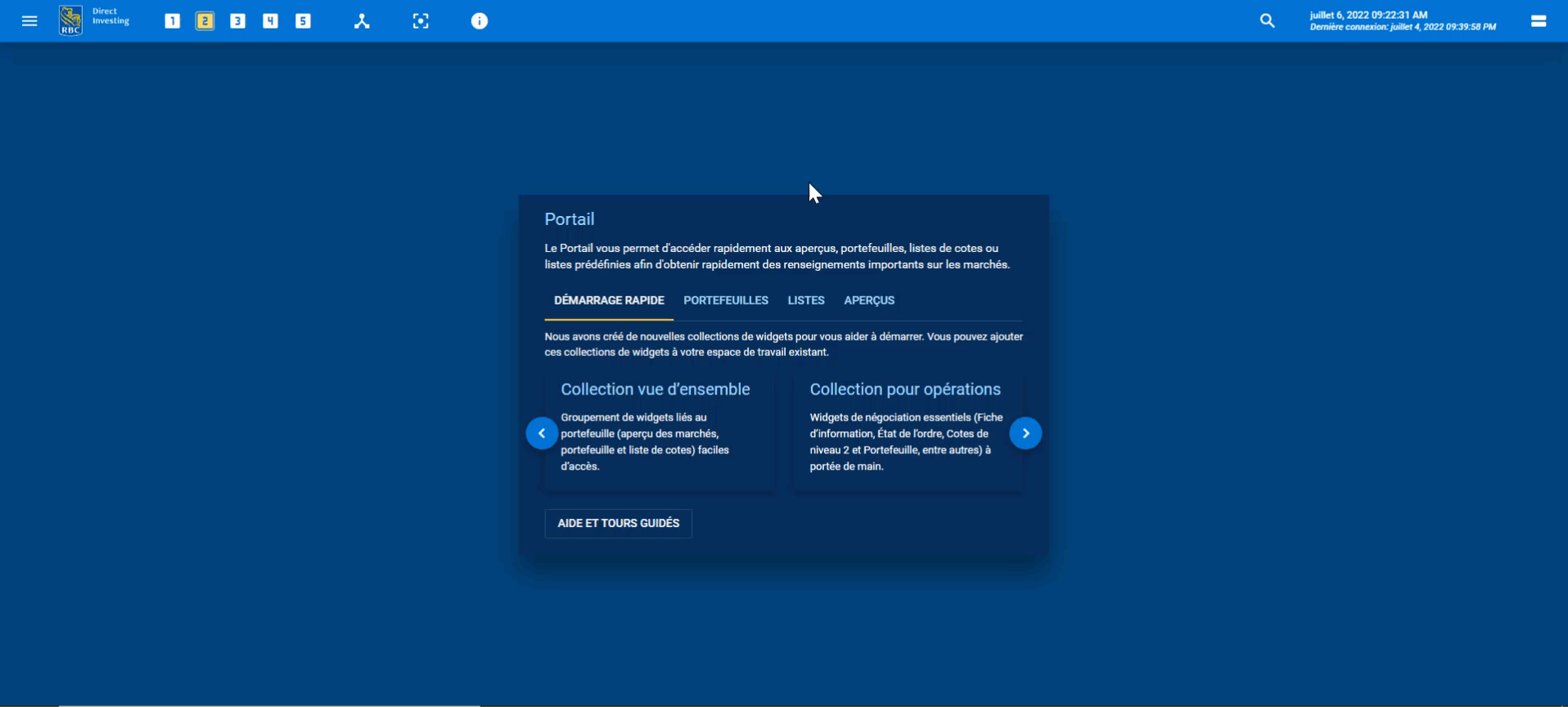 GIF montrant comment rechercher une cote
